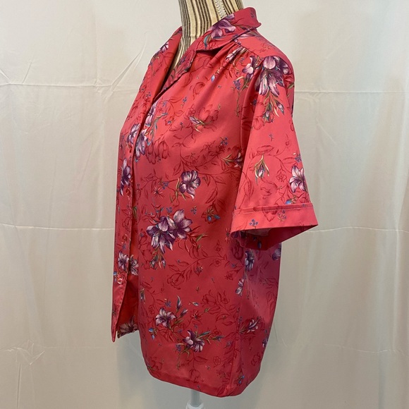 Vintage floral short sleeve shirt - Picture 5 of 9